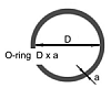Уплотнительное кольцо -ring  (Φ15*2.65) (30 шт.)